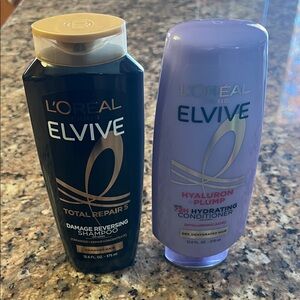 L'Oreal Elvive Total Repair 5 Shampoo and Hyaluron Plump Conditioner